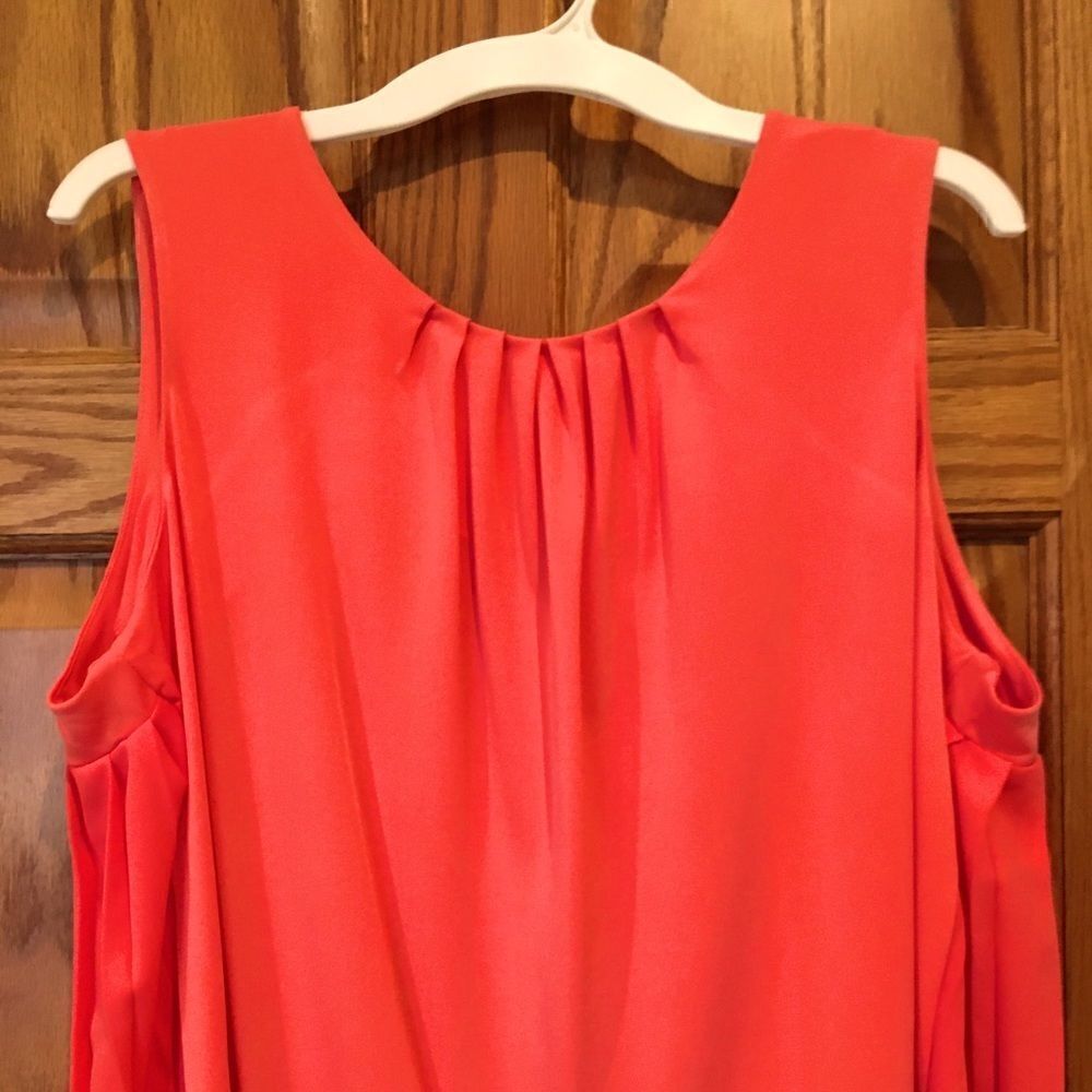 Jones of New York Beautiful orange short sleeve blouse